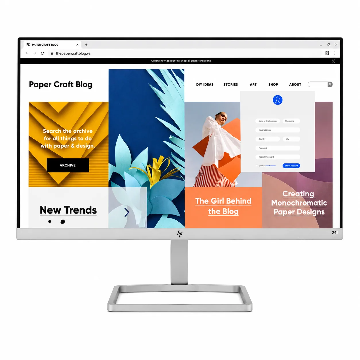 Écran HP Monitor 24f G5 Série